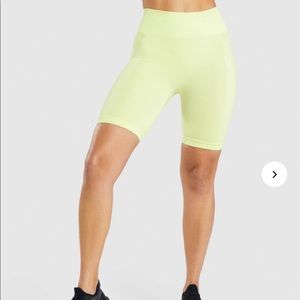 Flex Cycling Shorts in Light Green Marl